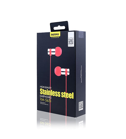 Audifonos Manos Libres RM-565I Remax - Rojo