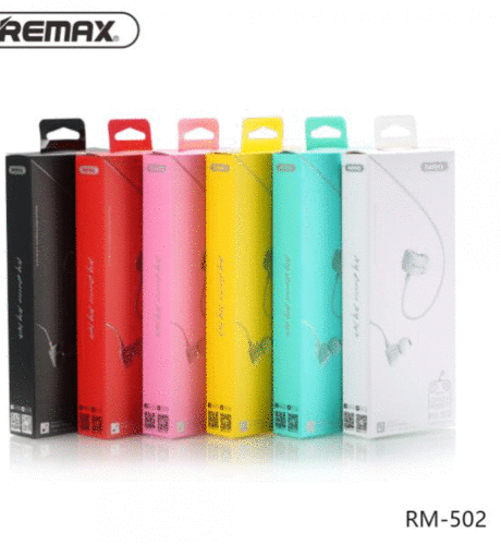 Audifonos Manos Libres RM-502 Remax - Rosado