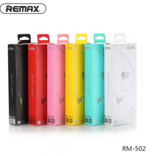 Audifonos Manos Libres RM-502 Remax - Rojo
