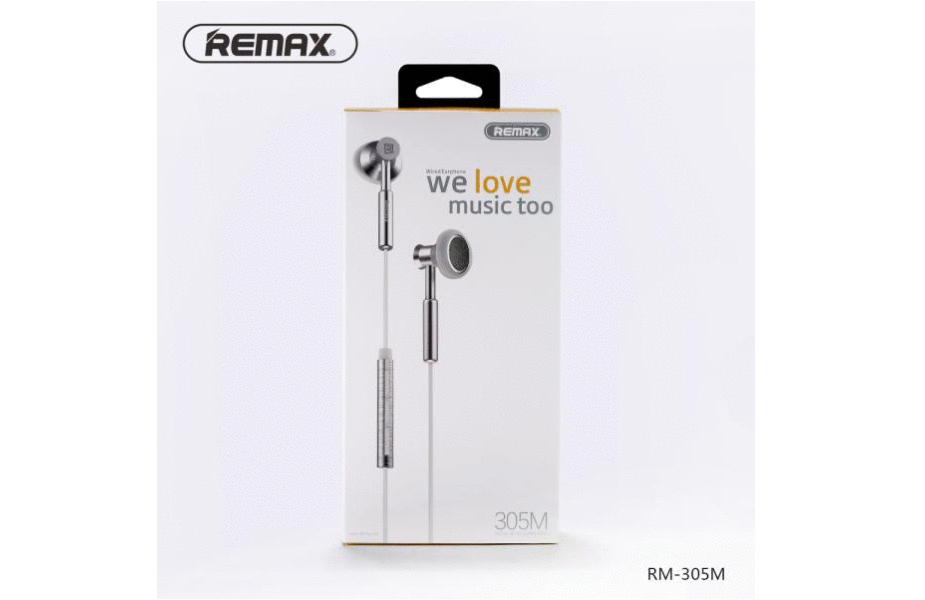 Audifonos Manos Libres RM-305M - Plateado