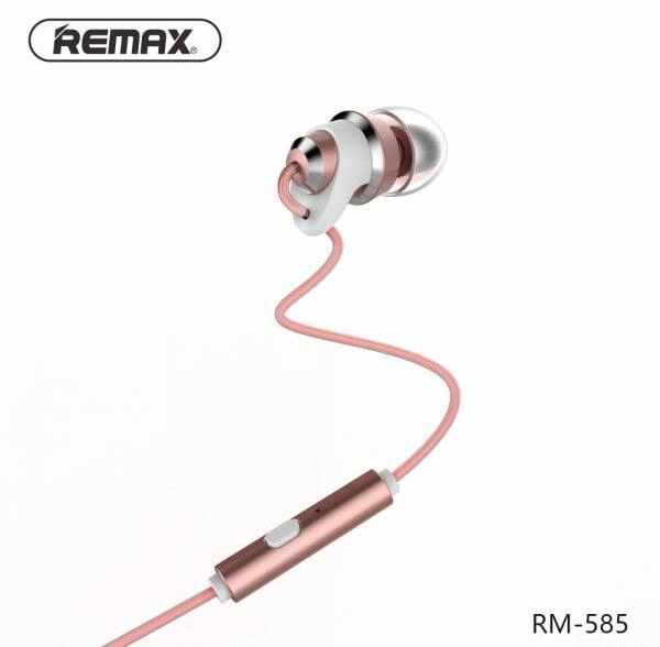 Audifonos Manos Libres RM-585 Remax - Rosado Imagen principal del producto