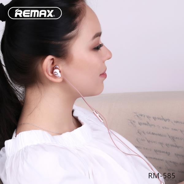 Audifonos Manos Libres RM-585 Remax - Rosado