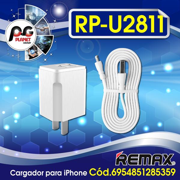 Cargador Casa RP-U2811 Remax - Lightning Blanco