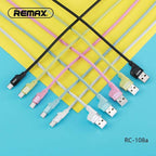 Cable USB Lightning RC-108I Camaroon Remax - Blanco