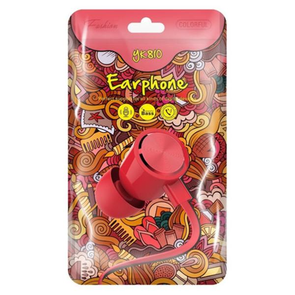 Audifono Manos Libres YK810 Yookie - Rojo