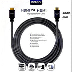 Cable HDMI Tipo a Macho a Macho OTN-8308 Onten - 2M Negro