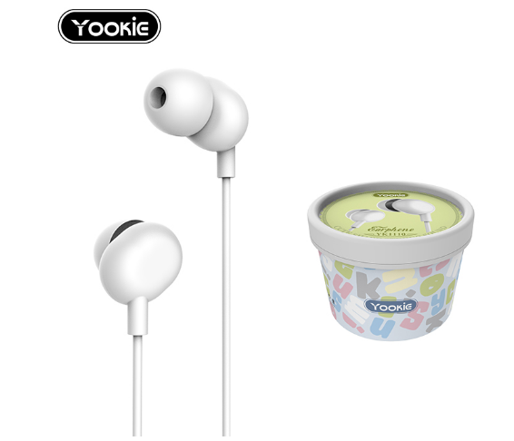 Audifono Manos Libres YK1110 Yookie - Blanco