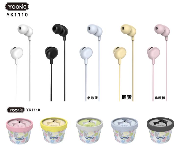 Audifono Manos Libres YK1110 Yookie - Blanco