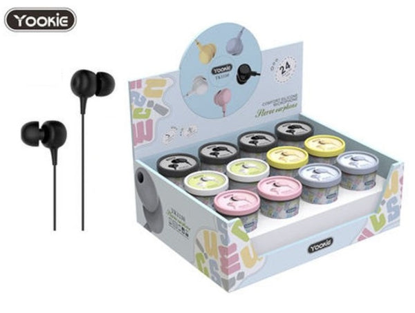 Audifono Manos Libres YK1110 Yookie - Amarillo
