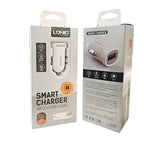 Cargador Carro C17 Ldnio - Lighthing Blanco