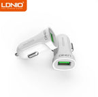Cargador Carro C17 Ldnio - Lighthing Blanco