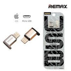 Cable Adaptador RA-USB2 Micro B a Lightning Remax - Plateado