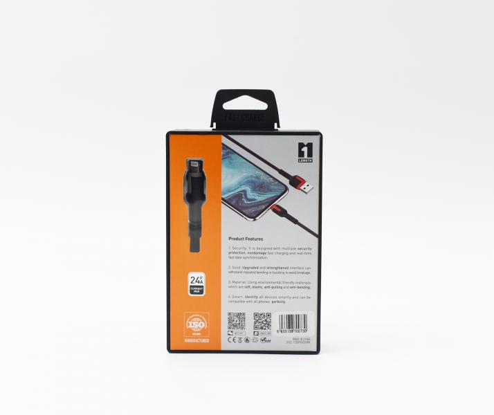 Cable USB Lightning LS531 Ldnio - Negro