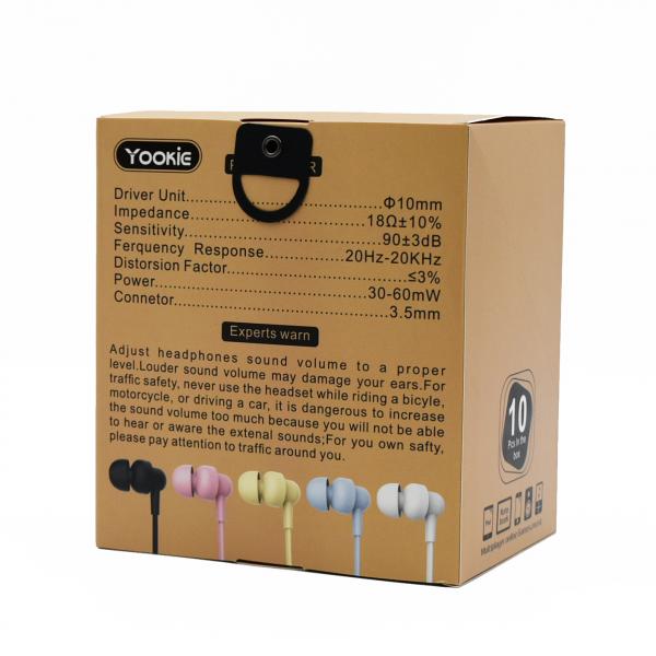 Audifonos Manos Libres Yookie - YK09 Blanco