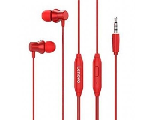 Audifono Manos Libres HF130 Lenovo - Rojo