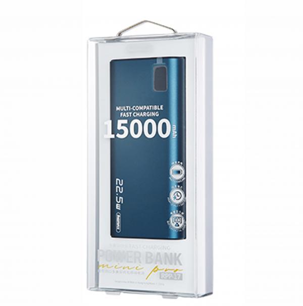 Bateria de Emergencia RPP-17 15.000mha Serie Mini PRO Remax - Azul
