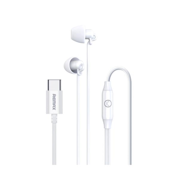 Audifonos Manos Libres Tipo C RM-208A Remax - Blanco