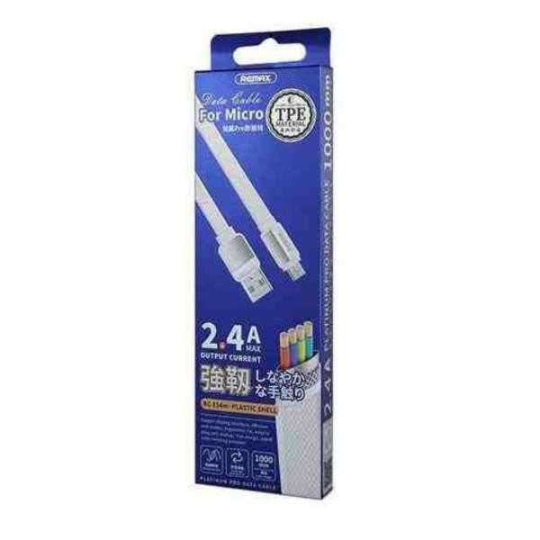 Cable USB Micro B RC-154M Serie Lesu PRO Remax - Blanco