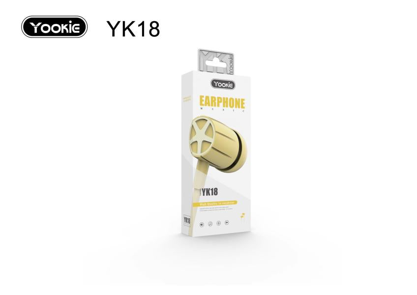 Audifonos Manos Libres Yookie - YK18 Rosado