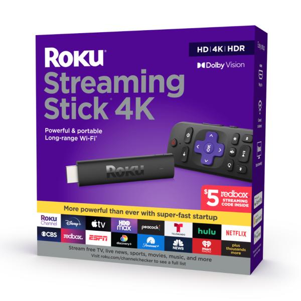 Dispositivo Streaming Roku Streaming 4K 3820RW - 3820RW