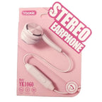 Audifonos Manos Libres Yookie - YK1060 Rosado