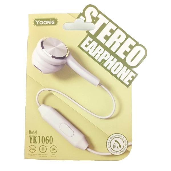 Audifonos Manos Libres Yookie - YK1060 Amarillo