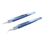 Relife pinza punta ceramica curva azul RT-11E