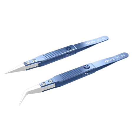 Relife pinza punta ceramica curva RT-11E Imagen secundaria del producto
