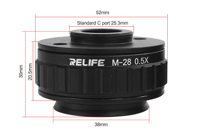 Lente para Microscopio M28 Relife - 0.5x Ctv