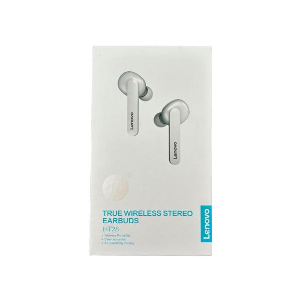 Audifono Manos Libres Bluetooth HT28 Lenovo - Blanco