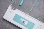 Teclado Linea PRO Gaming KG972W Marvo - Blanco Celeste