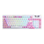 Teclado Linea PRO Gaming KG972W Marvo - Blanco Rosado