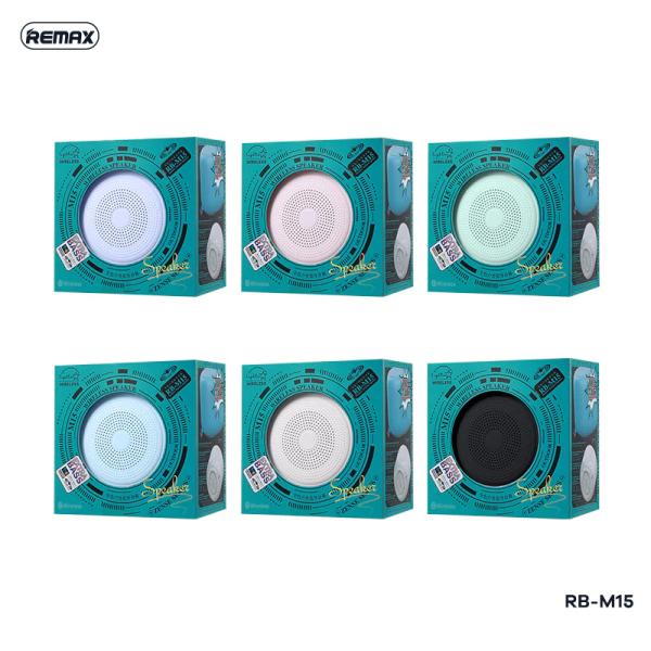 Parlante Bluetooth RB-M15 Serie Zens Remax - Negro