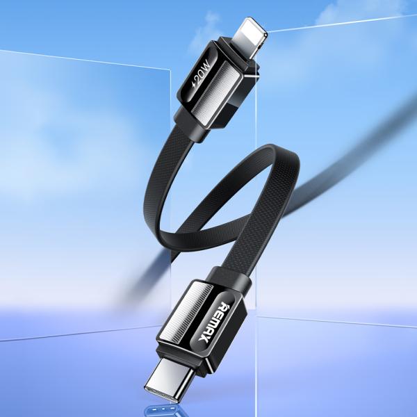 Cable USB Tipo C a Lightning Serie Platinum PRO RC-C050C-L - Blanco
