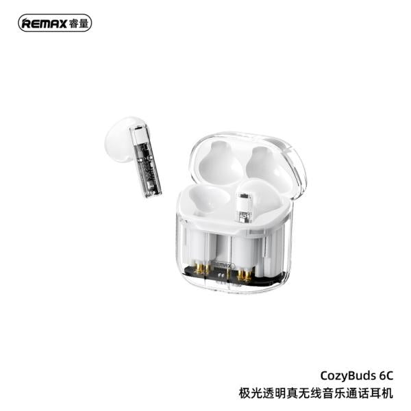 Audifonos Manos Libres Bluetooth 6C Serie Aurora Remax - Blanco