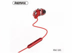 AUDIFONOS MANOS LIBRES RM-585 REMAX - ROJO