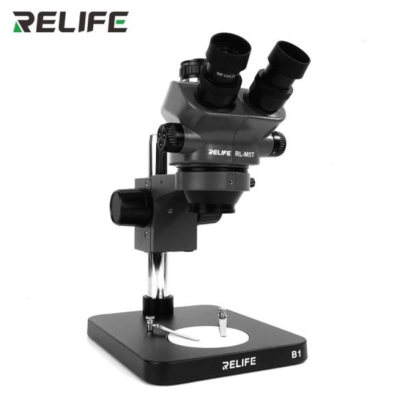 Microscopio con Lampara LED RL-M5T-B1 Relife - Negro