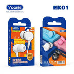Audifono Manos Libres EK01 Yookie - Blanco