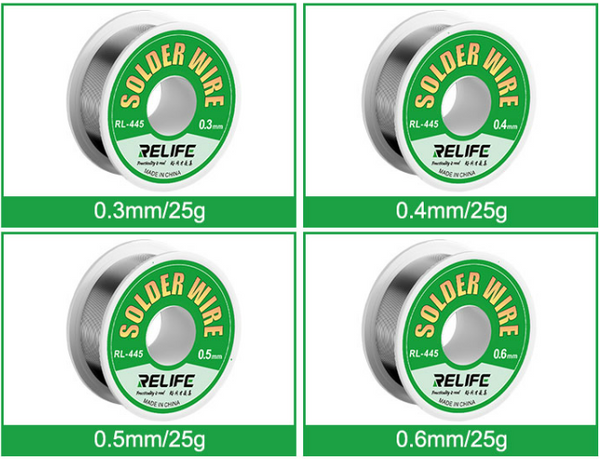 Soldadura RL-445 Relife - 0.6mm 25G