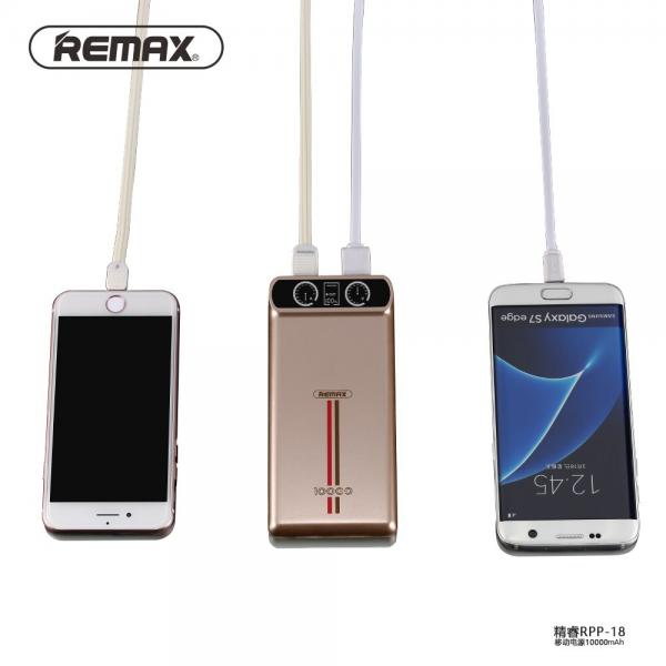 BATERIA DE EMERGENCIA RPP-18 10.000MAH SERIE KINCREE REMAX - BLANCA