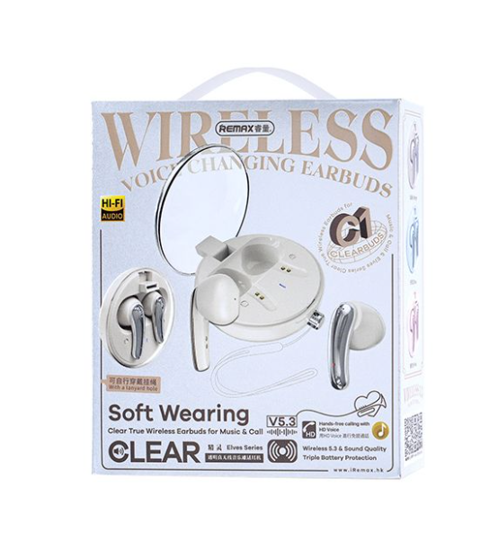 Audifonos Manos Libres Bluetooth C1 Serie Elves Remax - Rosado