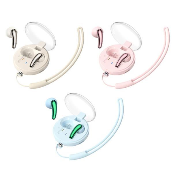 Audifonos Manos Libres Bluetooth C1 Serie Elves Remax - Beige