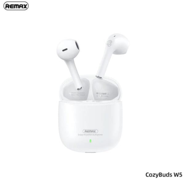 Audifonos Manos Libres Bluetooth W5 Serie Geek Remax - Blanco