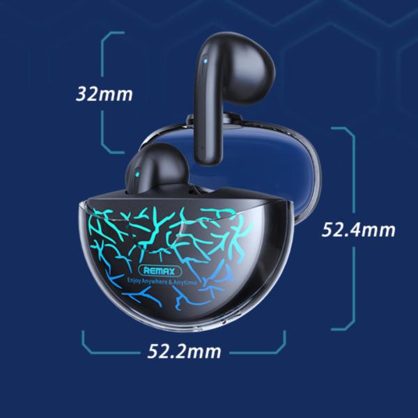 Audifonos Manos Libres Bluetooth TWS-3 Serie Metal True Remax - Negro Imagen principal del producto