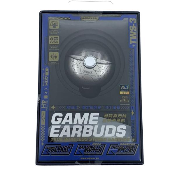 Audifonos Manos Libres Bluetooth TWS-3 Serie Metal True Remax - Gris Imagen principal del producto