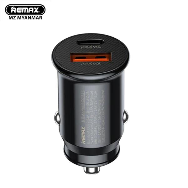 Cargador Cubo Carro RCC231 Serie Chanyo Remax - Negro