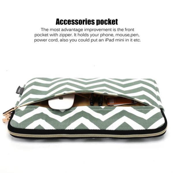 Bolso Multifuncional LB-2012 Ondas Coolbell - 17.3" Verde Claro