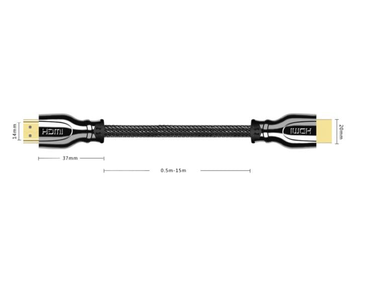 Cable HDMI Tipo a Macho a Macho OTN-8307 Onten - 5M Negro