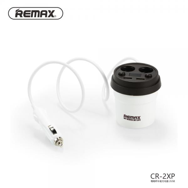 CARGADOR CUBO CARRO CR-2XP REMAX - NEGRO