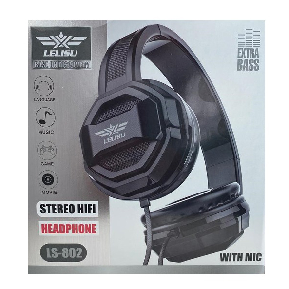 Audifonos Manos Libres LS-802 Lelisu - Dorado